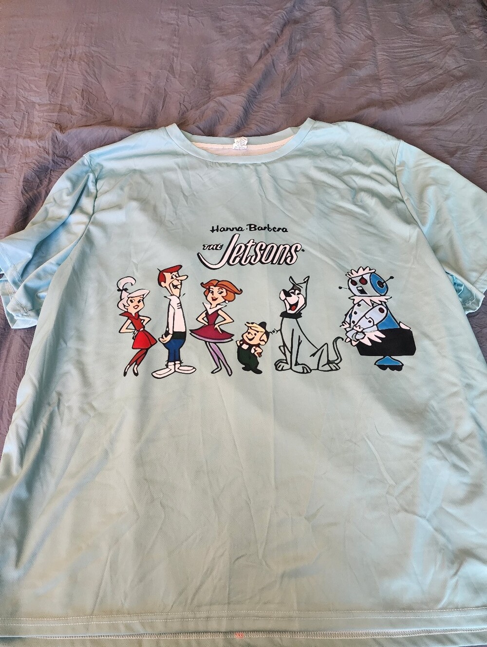 The Jetsons Light Blue Graphic Mens Tee